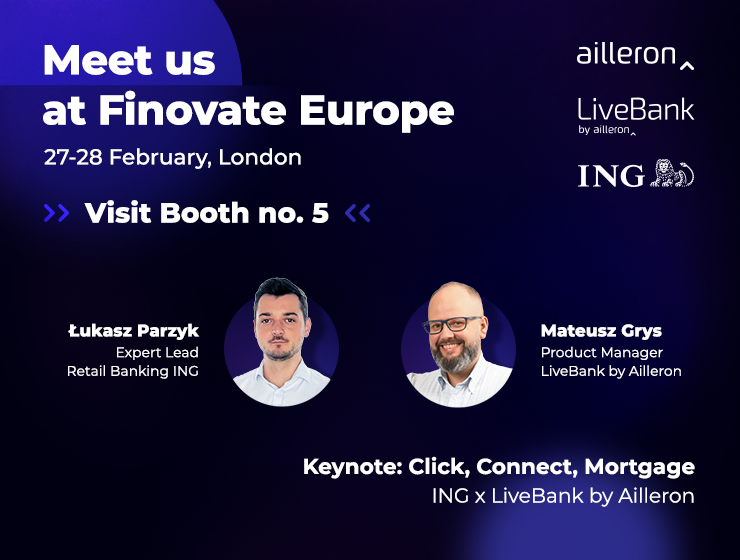 Ailleron zaprezentuje platformę LiveBank na Finovate Europe 2024